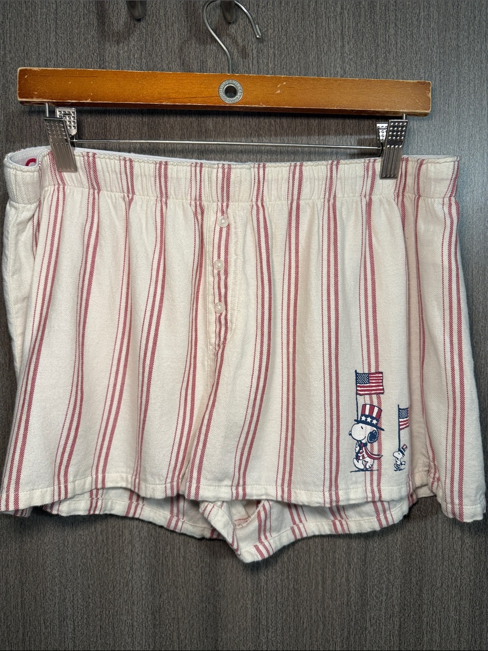 American Eagle x Peanuts July 4th 2024 Boxer Lounge Short Size Medium NWOT